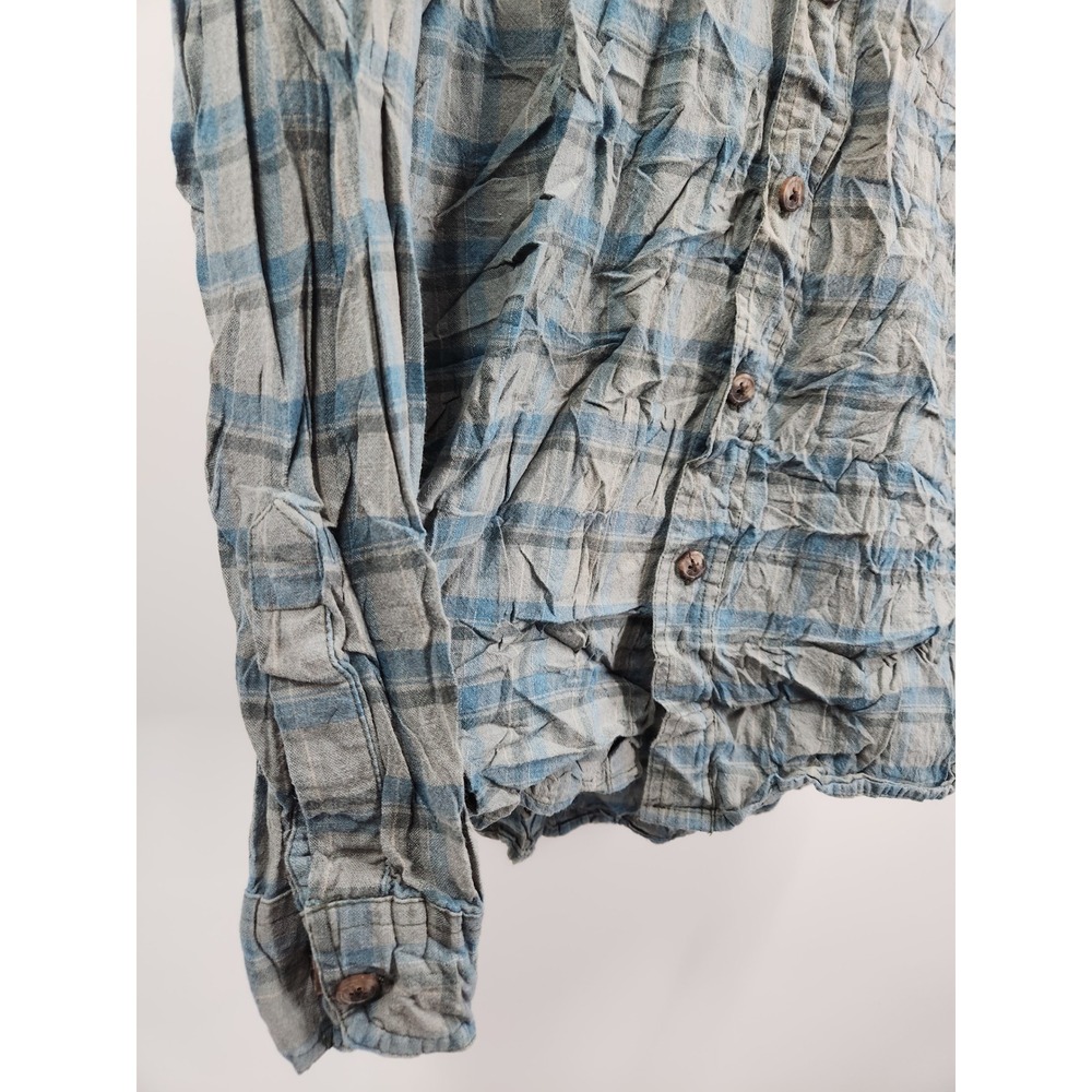 Canyon Outfitters Mens Plaid Long Sleeve Button Up Shirt Cotton Casual XL - Picture 4 of 6